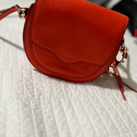 authentic used Rebecca minkoff small bag, in excellent condition orange color - Picture 2 of 8